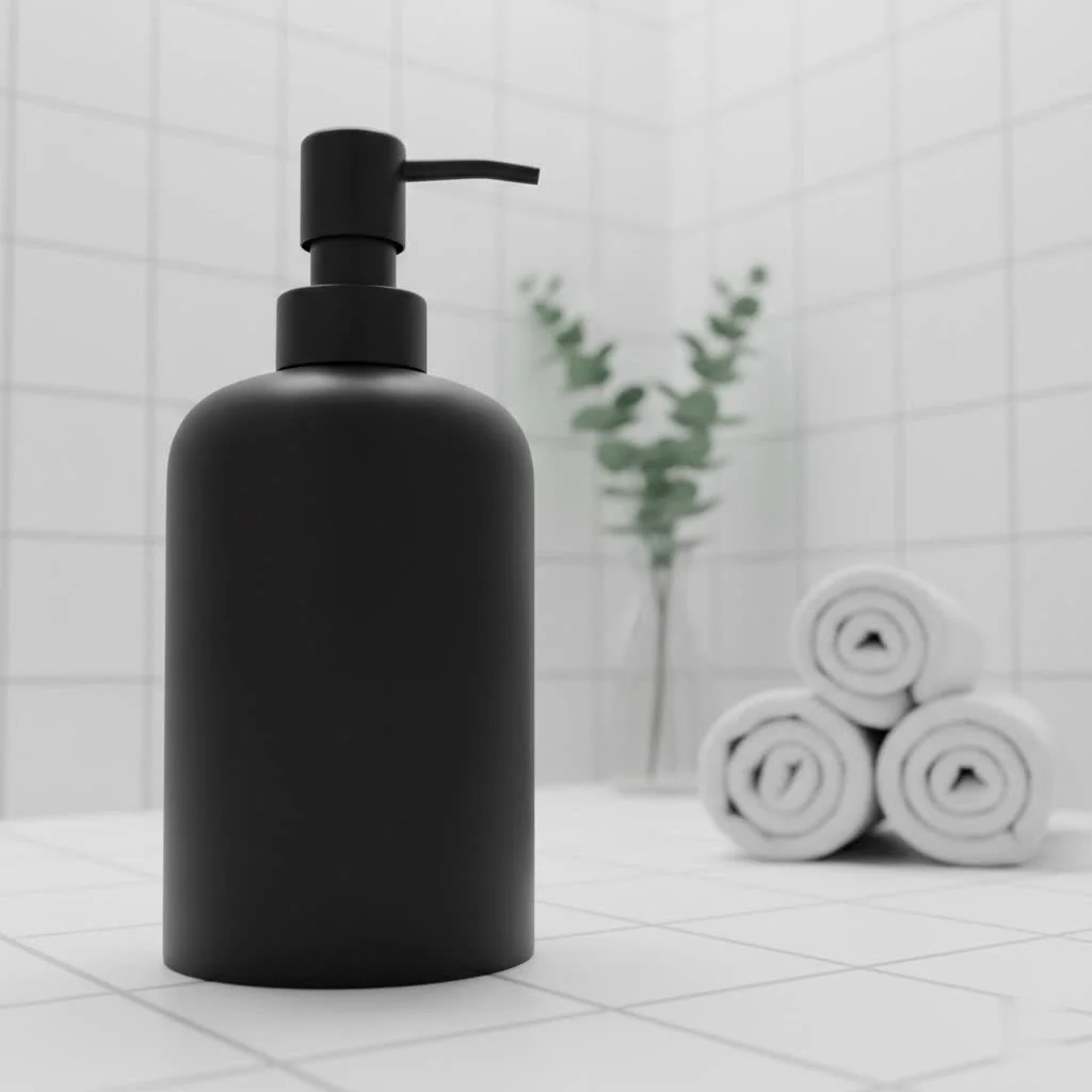 Modern wall soap dispenser for hygiene