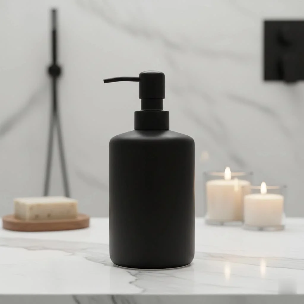 Liquid soap dispenser improving hygiene