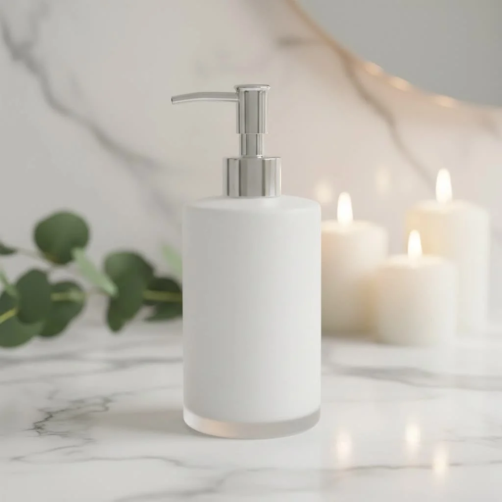 Moen soap dispenser in a modern kitchen