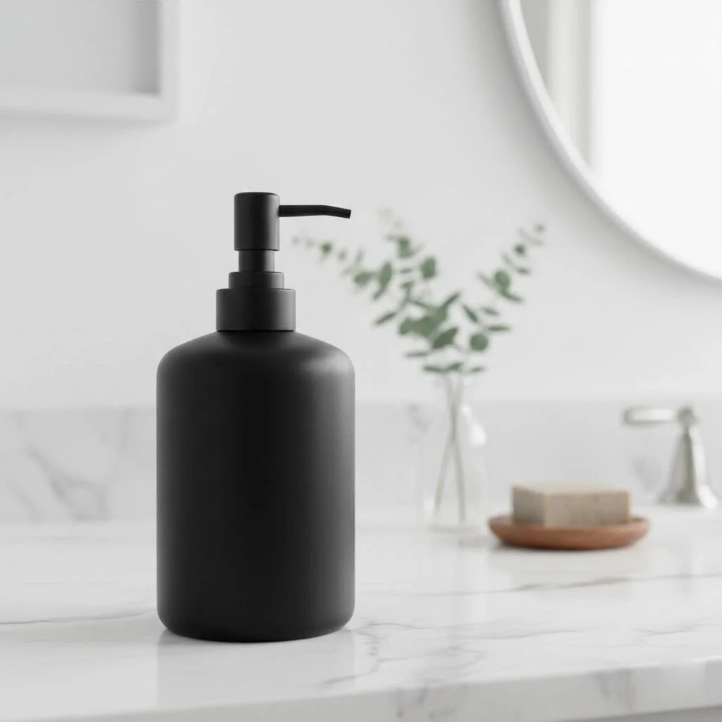 Delta soap dispenser in a modern kitchen