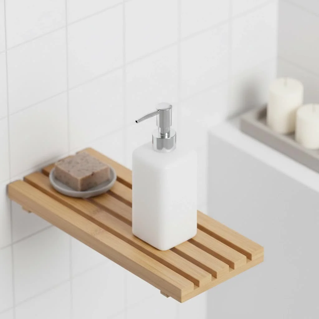Various soap dispensers on a countertop